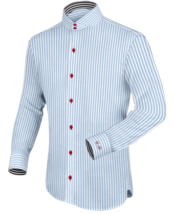 Camisas De Seda Para Hombre with Cut Away 2 Button